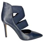 Vince Camuto  Womens Charcoal Black Cross Bands Nigel Stiletto Pumps 8M Photo 2