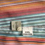 Orvis  Wrinkle Free Multicolred Striped Long Sleeve Button Down Dress Shirt 12 Photo 4