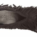 Coconuts Black Suede Fringe Boots  Photo 0