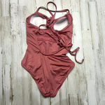 Kona Sol  Women's‎ Gathered One Piece Swimsuit Pink Size Small Photo 4