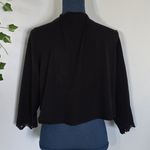 Lane Bryant  Dressy Black Knit Cardigan Shrug with Rhinestone Clasp Photo 8