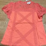 Anthropologie NWT Ella Mara Liliya lace detail top size small 17” p2p Photo 0