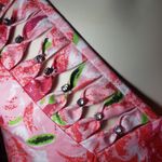 Unique Vintage NWOT  floral white pink and green dress size XS Photo 4