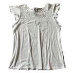 Torrid White lace crinkle top 1X Photo 1