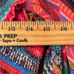 Flying Tomato  L striped mini dress butterfly sleeve stretch bodice western boho Photo 5