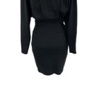 Stella McCartney Dress Plunging V Neck Zipper Pockets Black Size 38 US 2 4 Photo 8