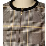 ZARA NWT ~  trf Collection Plaid Side Pockets Zip Front Mini Dress ~ Size MEDIUM Photo 3