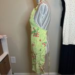 Vintage April Cornell 100% cotton apron women’s one size fits most Green Photo 3