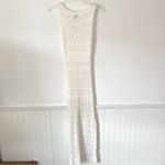 SNDYS. Revolve Shona White Sheer Crochet Beach Swim Cover Up size small Photo 7