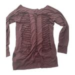 Harley Davidson Vintage 2012 Knee Deep in Iron Purple Burnout Cut Out Size L Photo 6