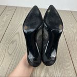 Nina Niley Evening Lined Mesh Cap Toe & Heel Pumps US7.5M/EUR37.5 Black $99 Photo 7