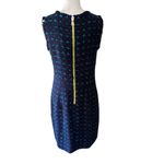 sts blue Sail to Sable NWT Navy Blue Tweed Dress Size 10 Gold Button Detail Photo 1