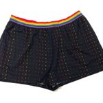 ROOM SERVICE Women's Rainbow dots pajama Shorts Black Size XL Photo 2