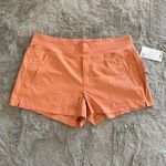 Athleta NWT Women's 18 Trekkie North Short Hiking Running Orange Granola Shorts Photo 3