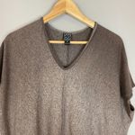 Clara Sun Woo Knit Top Short Sleeve Ombre Shirt V Photo 5