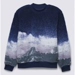 Vans NWOT Overlook Sherpa Crew Sweatshirt - Dress Blues Large Photo 1