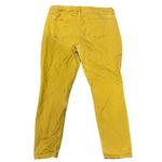 Old Navy Women's Size 18 Yellow Mid-Rise Skinny Jeans Stretch Denim Photo 3