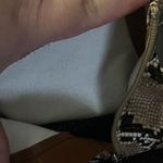 public desire snake print faux leather heeled boots brown and tan 6 Photo 9