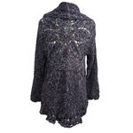 Women's Indigo Cardigan Sweater L Purple White Size L Photo 3