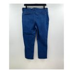 Frank & Eileen WICKLOW ITALIAN STRETCH DENIM CROPPED RAW EDGE Chino JEANS 12 Photo 7