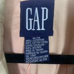 Gap  Women's Size M Neutral Beige Tan 100% Cotton Lined Button Down Blazer Jacket Photo 5
