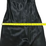 Vintage Zum Zum 90s Y2K Whimsigoth Satin Maxi Dress Size 9/10 Prom Dark Feminine Black Photo 8