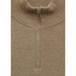 Mango Sweater Midi Zip Knitted Dress Khaki NWT Size 8 / Large Photo 3