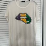 Mardi Gras T Shirt White Size M Photo 0