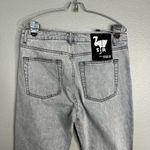 Sandrine Rose x Free People Straight Leg Jeans Sz 28 Button Fly High Rise‎ NWT Silver Photo 7