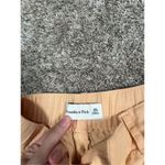 Abercrombie & Fitch  Tailored Linen-Blend Wide Leg Pants Orange Culotte XS Short Photo 3