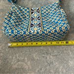Vera Bradley  Riviera Blue Adjustable Strap On The Go Crossbody Purse Bag Photo 8
