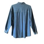 Vintage denim graphic embroidered Noah’s ark shirt Blue Size undefined Photo 1