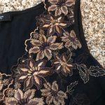 Karen Kane  Y2K embroidered floral tank top Photo 7