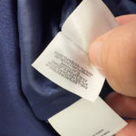 Nipon Boutique Asymmetrical Ruffle 1 Button Jacket & Wide Leg Pant Blue 10 Photo 4