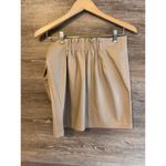 Jason Wu  Tan Faux Leather Wrap Sz M Belted Mini Skirt NEW Photo 3