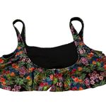 BP  Floral Print Ruffle Swimsuit Top, Sz XL Photo 7