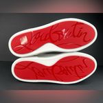 Christian Louboutin Vieirissima Flat White Leather Ace Women Sneakers EU 41.5 Photo 5