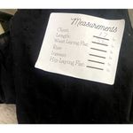 ZARA  V Neck Embroidered Long Sleeve Baby Doll Mini Dress Lined XS Black #3304 Photo 6