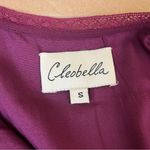 Cleobella  Maroon Embellished Mini Dress Photo 5