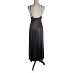 Vintage VAL MODE Lingerie Set Peignoir Nightgown Slip Dress With Robe 60s 70s S Black Photo 4