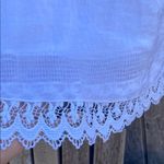 Alfani White Ruffled Blouse with Relaxed Fit slight shimmer iridescent glow 20W Photo 1