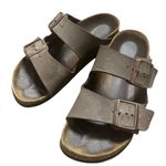 Birkenstock Brown Leather  Arizonas Photo 0