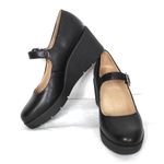 SOUL by Naturalizer Adore Mary Jane Wedge Size 8W NIB Black Photo 0