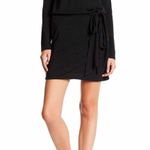 Haute Hippie Womens Backless Draped Neck Long Sleeve Bodycon Mini Jersey Dress Photo 5