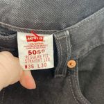 Levi's Vintage 90s Womens Relaxed Fit Straight LegJeans Black Denim Size W36 L30 Photo 5