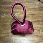 La Regale Mini Clutch Crossbody Cocktail Evening Purse Art Deco Style 5” Purple Photo 12