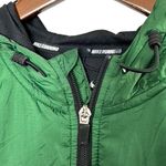 Nike  Dri-Fit Running Green & Black Full-Zip Hooded Jacket Women's Small Photo 2