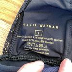 Hollie Watman Denim and Black Lace Triangle Bikini Top Photo 3