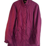 Kate Hill Full Zip Lightweight Nylon Rain Jacket Windbreaker Size 18 Gorpcore Photo 0