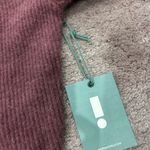 Daily Drills  Single Button Ribbed Burgundy Cardigan Sweater in Wine New XS/S Photo 3